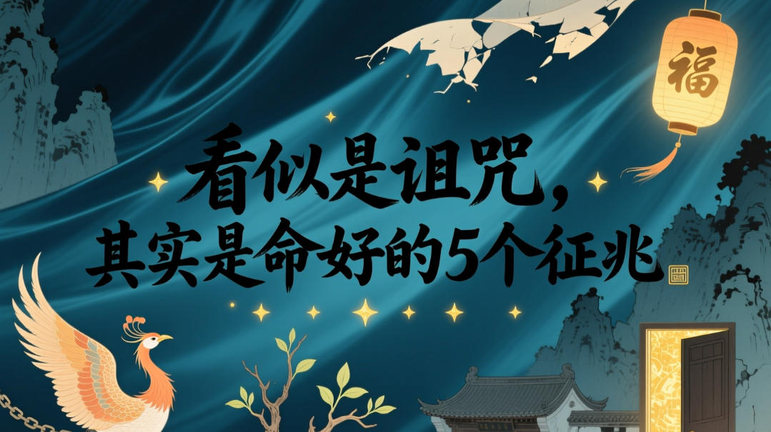 付费文章：看似是诅咒，其实是命好的5个征兆-雨航网