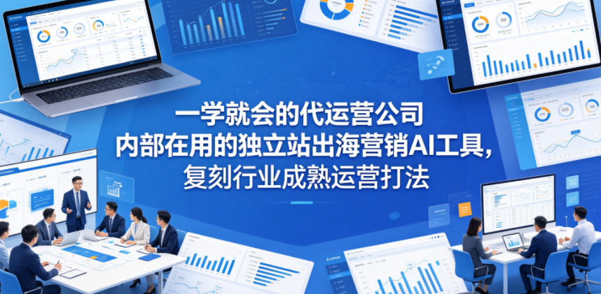 一学就会的代运营公司内部在用的独立站出海营销AI工具,复刻行业成熟运营打法-雨航网