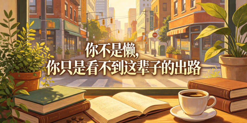 付费文章：你不是懒，你只是看不到这辈子的出路-雨航网