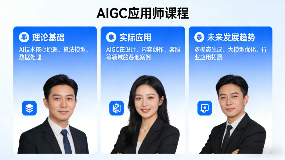 AIGC应用师课程，覆盖了AI技术的理论基础、实际应用、以及未来发展趋势(更新)-雨航网