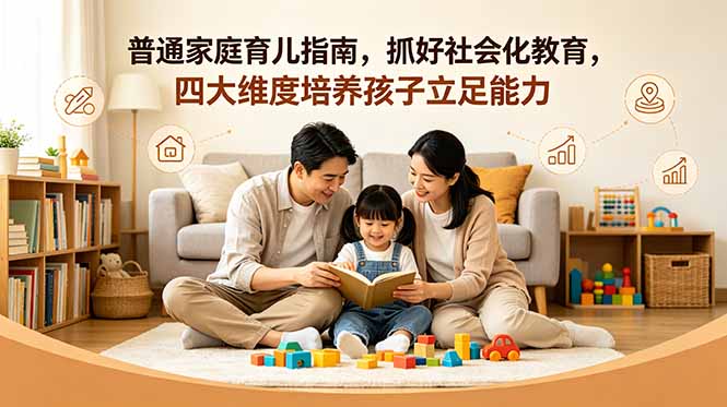 付费文章：普通家庭育儿指南，抓好社会化教育，四大维度培养孩子立足能力-雨航网