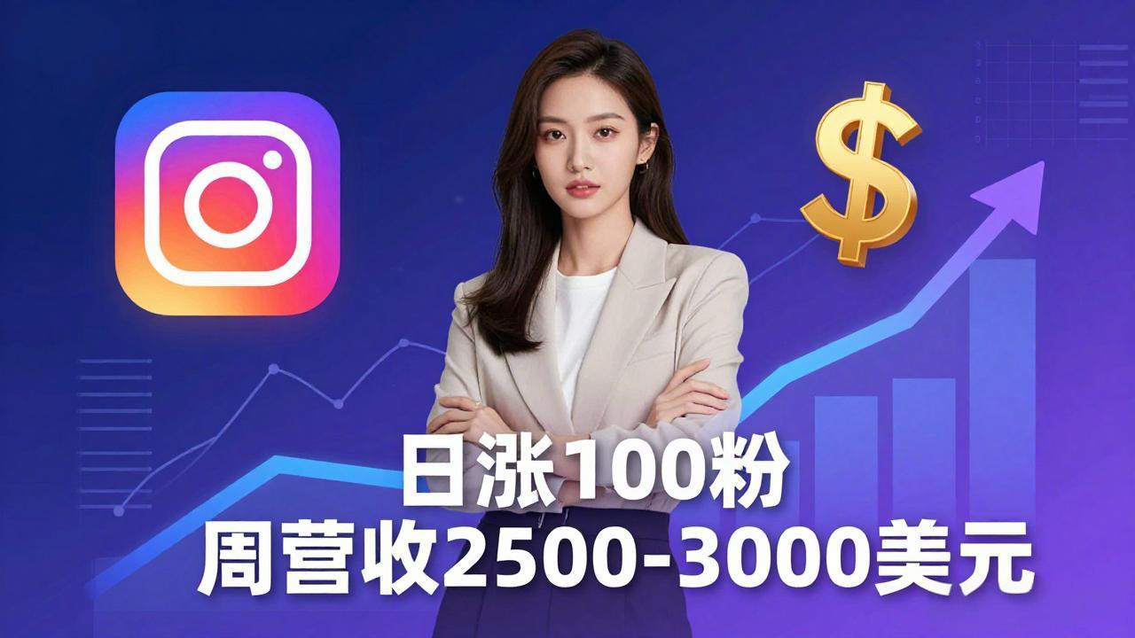 想做数字产品？Sheri亲授：日涨100粉、每周2500至3000美元的营收，Instagram躺着赚-雨航网