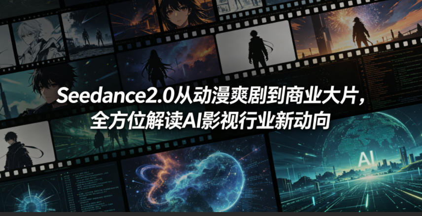 Seedance2.0从动漫爽剧到商业大片,全方位解读AI影视行业新动向-雨航网
