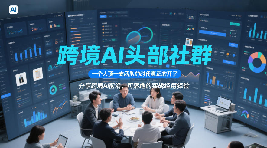 跨境AI头部社群,一个人顶一支团队的时代真正的开始了,分享跨境AI前沿,可落地的实战经验(更新6月19日)-雨航网
