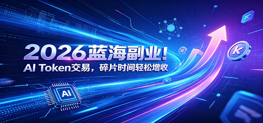 2026蓝海副业！AI Token交易，碎片时间轻松增收-雨航网