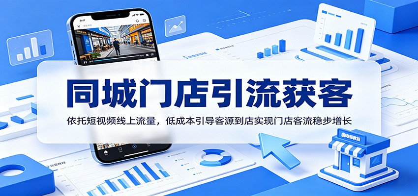 同城门店引流获客：依托短视频线上流量，低成本引导客源到店实现门店客流稳步增长-雨航网
