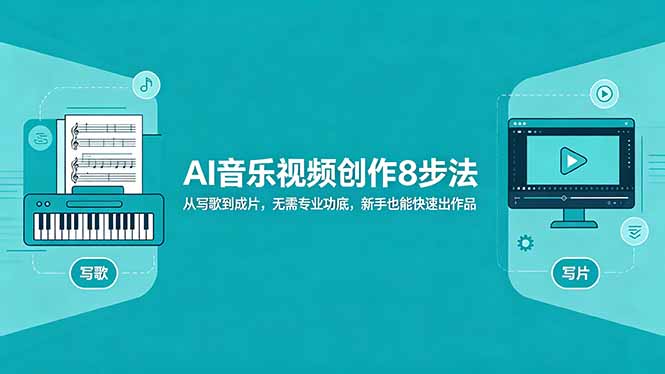 AI音乐视频创作8步法：从写歌到成片，无需专业功底，新手也能快速出作品-雨航网