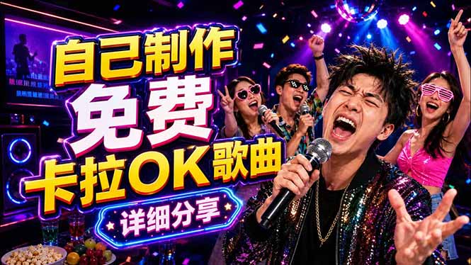 免费卡拉OK歌曲制作全攻略:音轨分离字幕制作,零基础快速做出专业K歌视频-雨航网