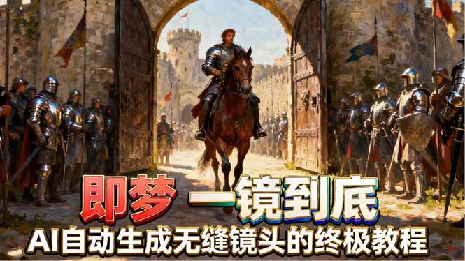 即梦AI一镜到底终极教程，智能补帧+运镜技巧，AI自动生成无缝丝滑长镜头高效出片-雨航网