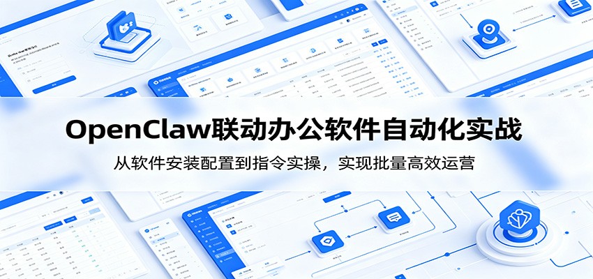 OpenClaw自动化实操课：从软件安装配置到指令实操，实现批量高效运营-雨航网