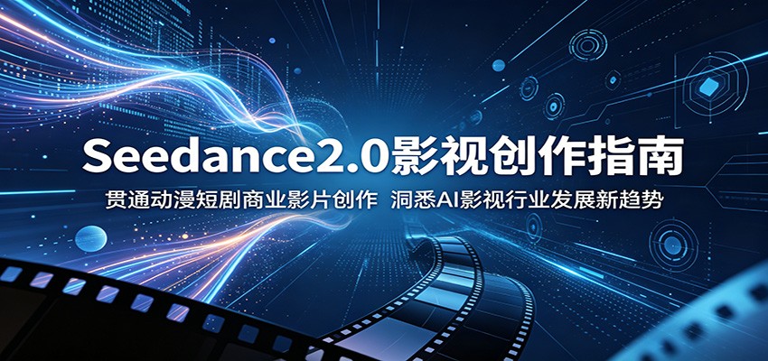Seedance2.0影视创作指南：贯通动漫短剧商业影片创作，洞悉AI影视行业发展新趋势-雨航网