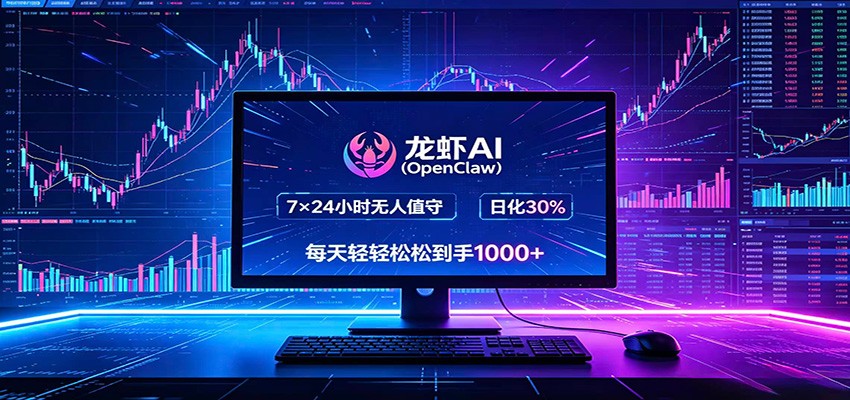龙虾AI(OpenClaw)全自动挂机，智能操控电脑高效执行任务，每天轻松到手四位数-雨航网