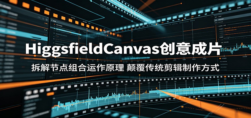 HiggsfieldCanvas创意成片：拆解节点组合运作原理，颠覆传统剪辑制作方式-雨航网