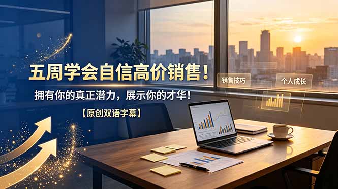 五周学会自信高价销售！拥有你的真正潜力，展示你的才华！【原创双语字幕】-雨航网