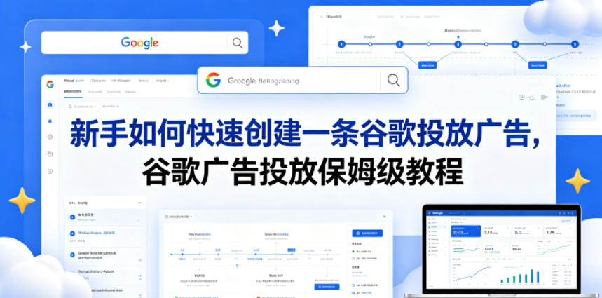 新手如何快速创建一条谷歌投放广告，谷歌广告投放保姆级教程-雨航网