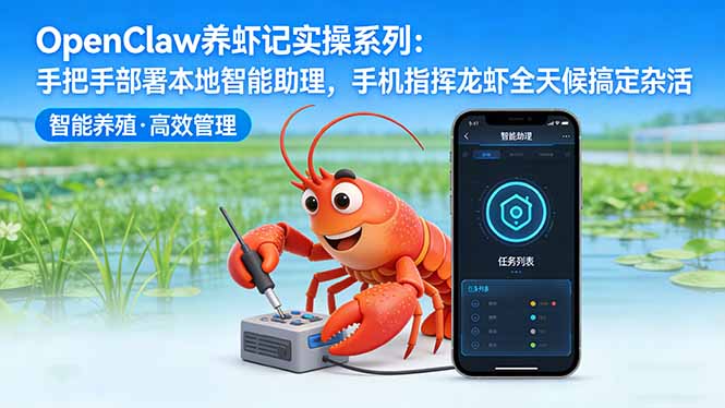 OpenClaw养虾记实操系列-更新：手把手部署本地智能助理，手机指挥龙虾全天候搞定杂活-雨航网