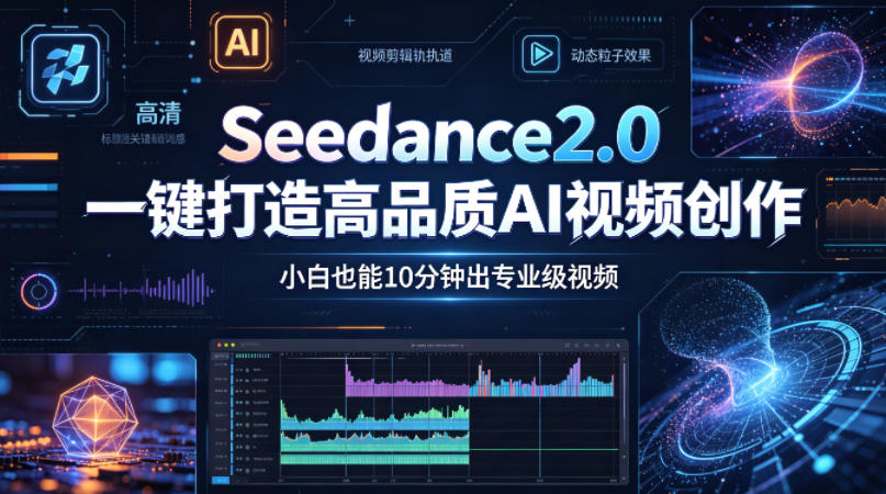 Seedance2.0一键打造高品质AI视频创作，小白也能10分钟出专业级视频-雨航网