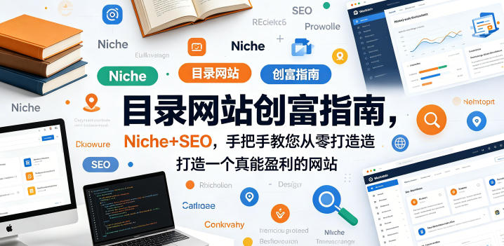 目录网站创富指南，Niche+SEO，手把手教您从零打造打造一个真能盈利的网站【原创双语字幕】-雨航网