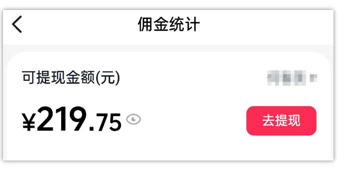 AI图文带货项目，操作2周卖出37件，已结算佣金219-雨航网