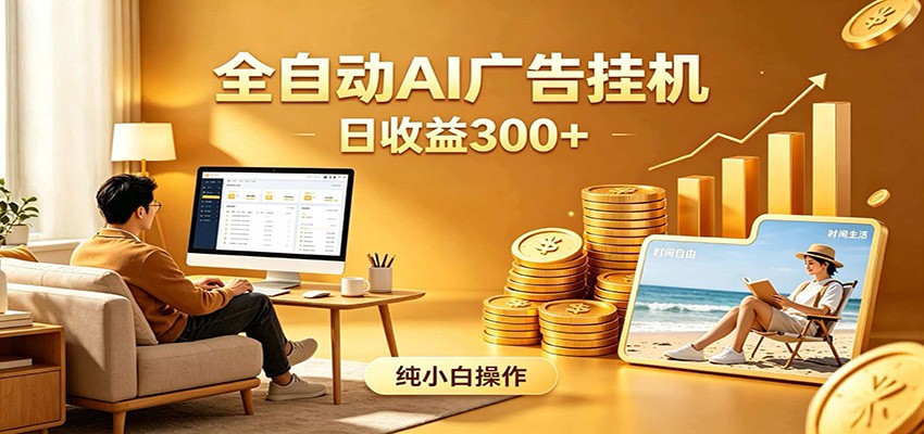 AI风口项目，全程解放双手，后台自动运行赚取收益，每天稳定收益300+-雨航网