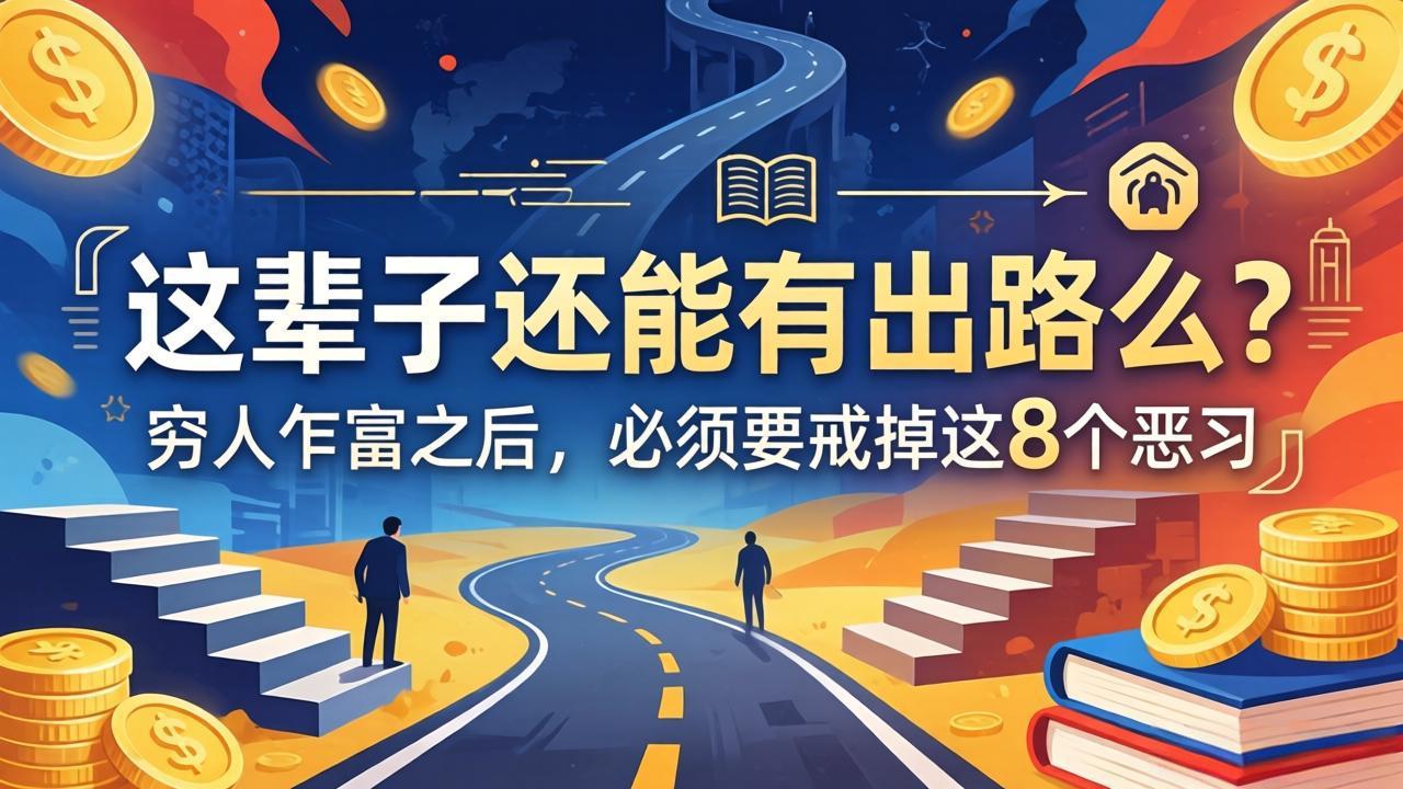 关于人生两篇付费文章【这辈子还能有出路么？】【穷人乍富之后，必须要戒掉这8个恶习】-雨航网