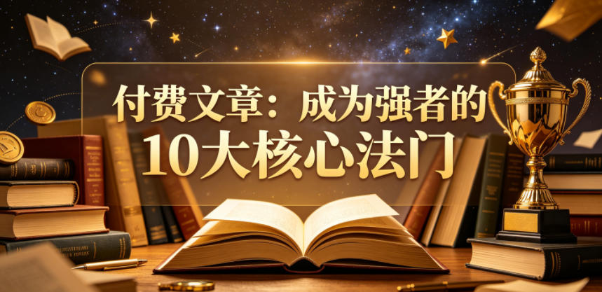付费文章:成为强者的10大核心法门-雨航网