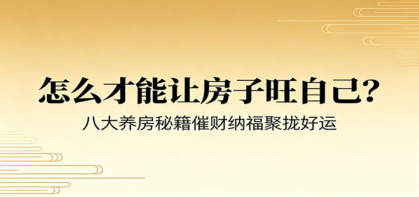 付费文章《怎么才能让房子旺自己？》八大养房秘籍催财纳福聚拢好运-雨航网