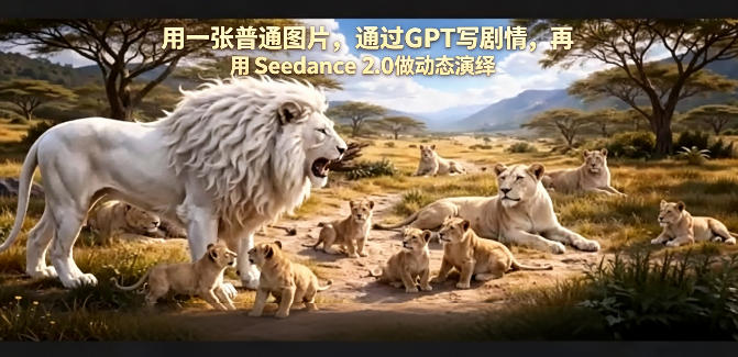 用一张普通图片，通过GPT写剧情，再用Seedance 2.0做动态演绎，居然能生成迪士尼风格搞笑动画-雨航网