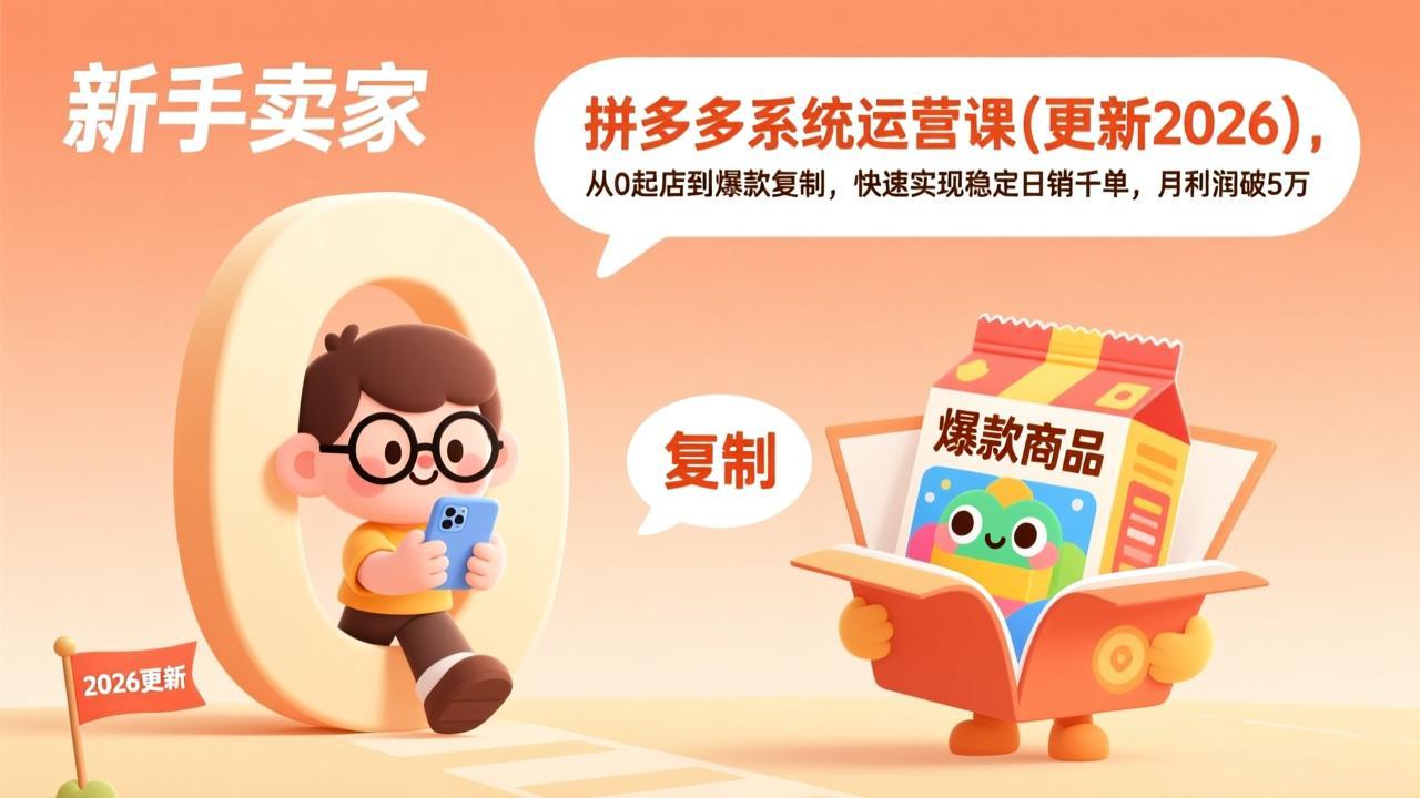 拼多多系统运营课(更新4月-雨航网