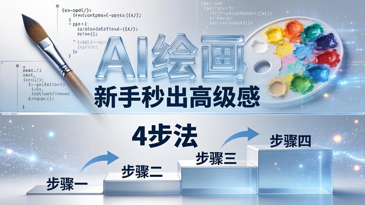 AI绘画入门别再硬磕了！即梦4步法：万能提示词公式+BRTR框架，新手秒出高级感-雨航网