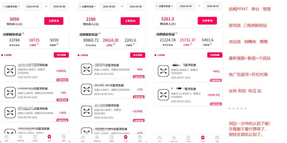 迅雷浏览器项目2.0_拆个大佬周1W的打法-雨航网