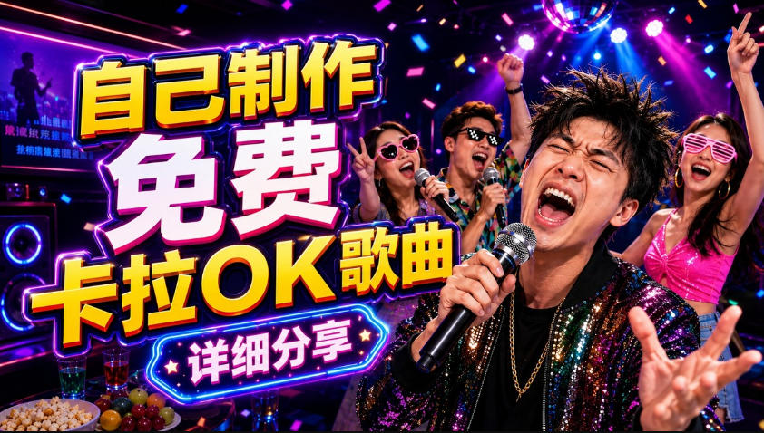 零基础AI制作免费卡拉OK视频教程,从歌曲生成、音轨分离到字幕制作、视频导出,手把手教学-雨航网