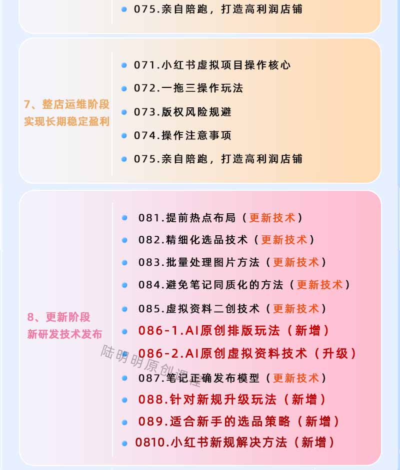 图片[4]-小红书虚拟项目特训班9.0，全面拥抱AI，批量产出原创PPT货源，单品/单店纯利润几万到几十W-雨航网